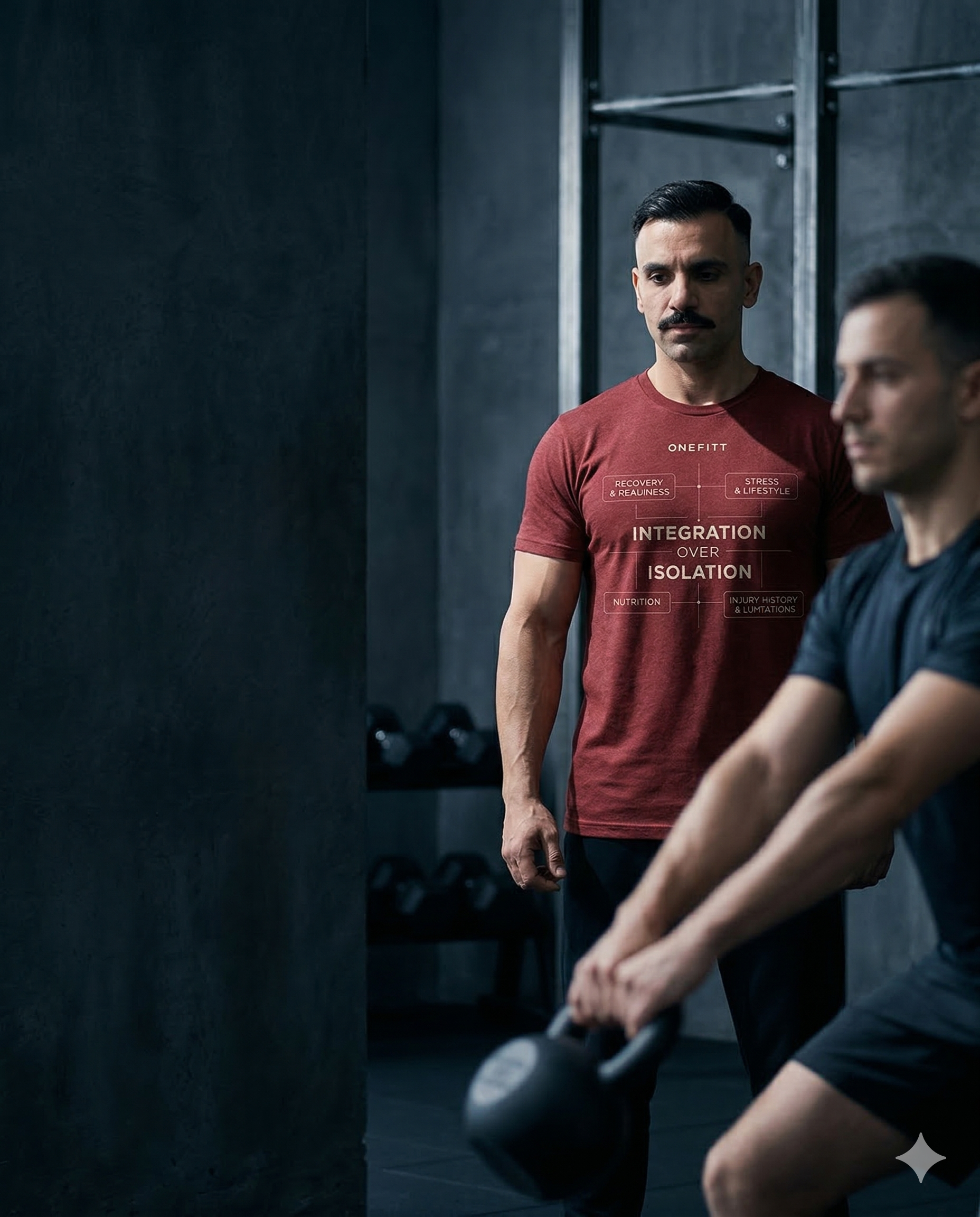 Ankit Miglani coaching a client at OneFitt, Abu Dhabi